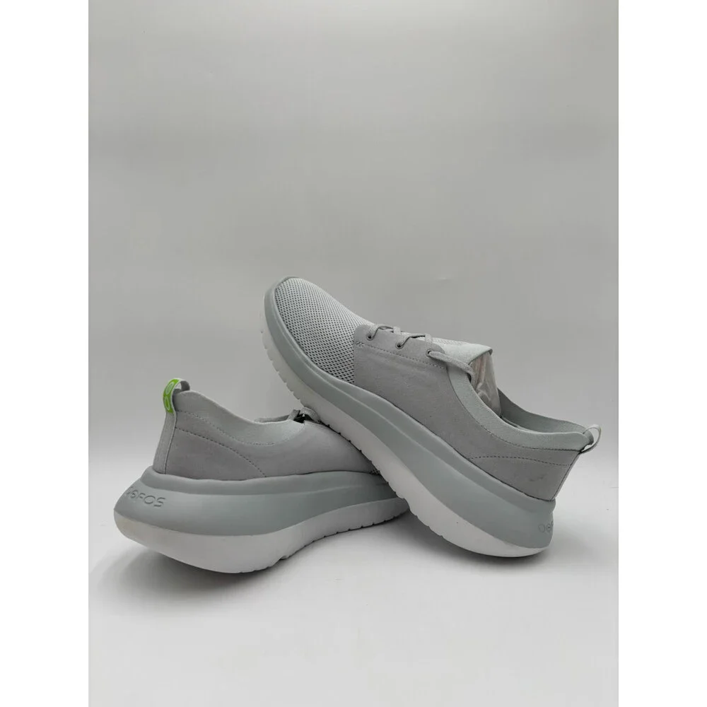 Oofos OOMY STRIDE MEN GLACIER Men's NEW Men's RECOVERY SHOE Gray Multiple Sizes
